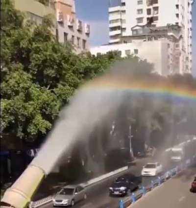 Creating a rainbow