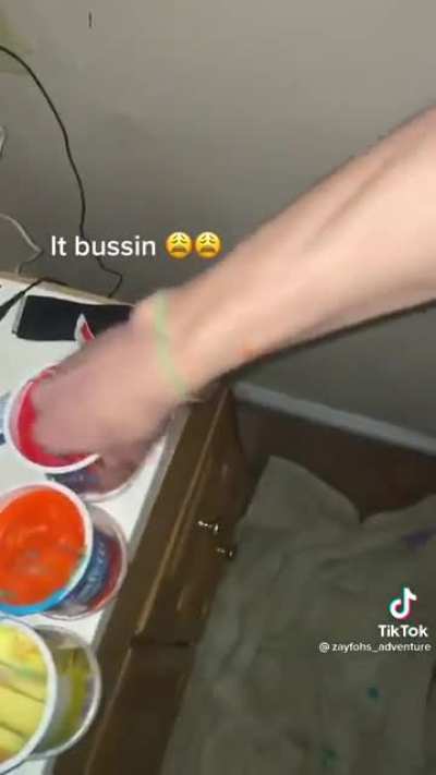 I bet it was BWAAAAAAAAA-