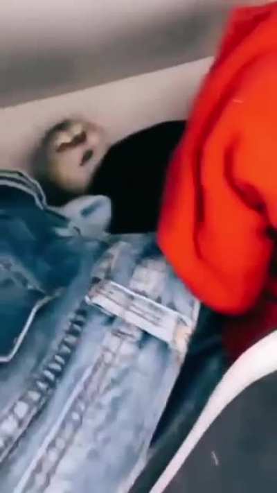 Let him sleep!
