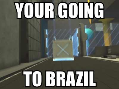 On his way to Brazil