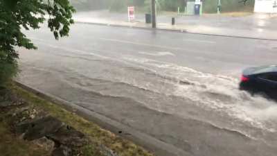 The Result of Heavy Rainfall Last Month in Ontario, Canada