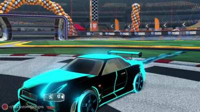 ['99 Nissan Skyline GT-R R34] [Stipple Gait] [Sky Blue Cirrus] [Sky Blue Gripstride HX: Inverted]