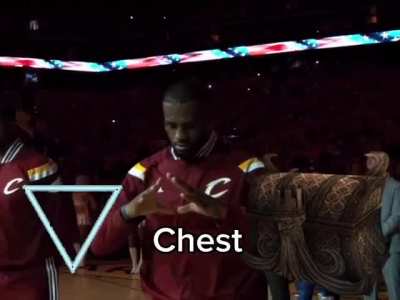 LeBron loves infinity blade