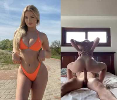 BoutineLA babe love squatting on that cock