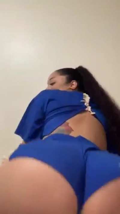 Same girl, but blue.