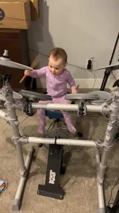 Most 13month olds can play drums right?