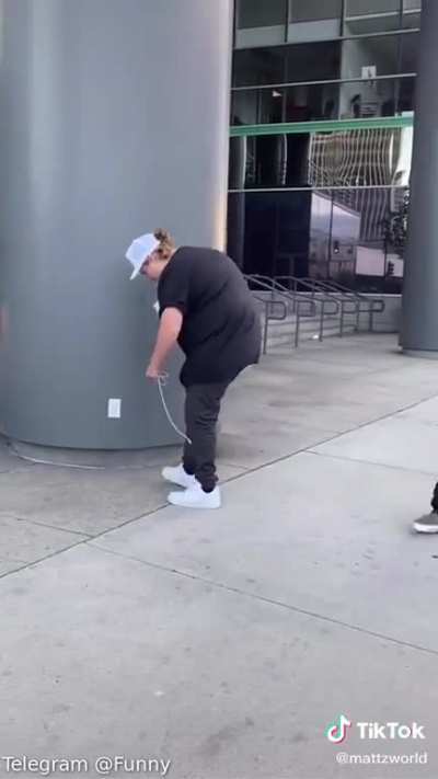 He scared the shit out of them.