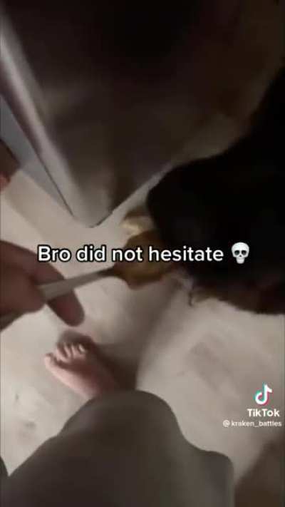 Bro needed the extra calories