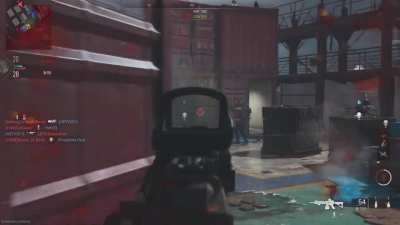 (WARNING: EXTREMELY LOUD) Was playing on Shipment earlier today on PS5, and this noise just came in and blew my eardrums out. Is this some kind of killstreak sound effect?