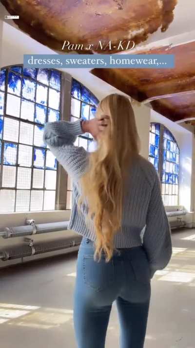 What do you think of Pamela Reif's ass in jeans?