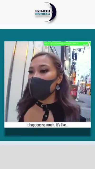 Video showcases various women being harassed and sexually assaulted by creepy men while live-streaming.