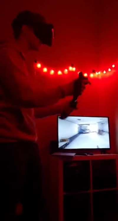 First time in VR. I&rsquo;d say it went well