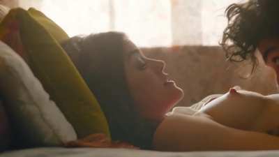 Lucy Hale nipple sucked in Dude (2018)