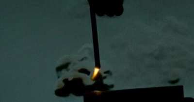 Striking a match