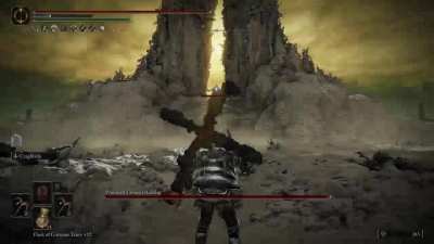 Finally, after 450 hours i managed to beat the final dlc boss with my honest no summons, no mimic le wholesome strength build, was tough but we pulled through.