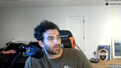 Hasan saying "cool" unenthusiastically