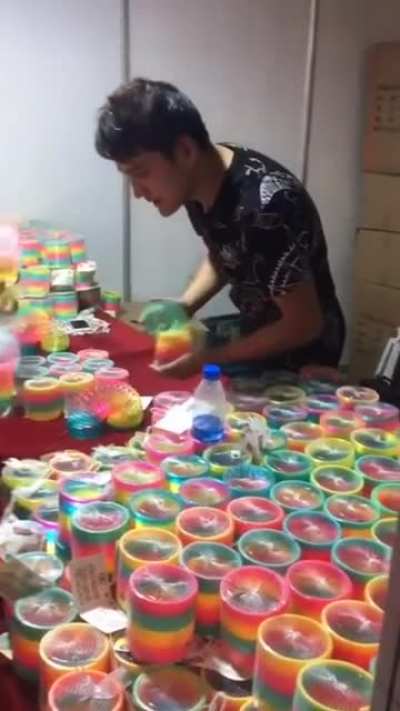 Slinky’s already defied the laws of physics…
