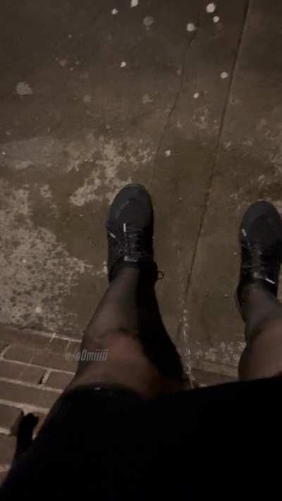 Would you stop if you saw me pissing myself on the sidewalk?