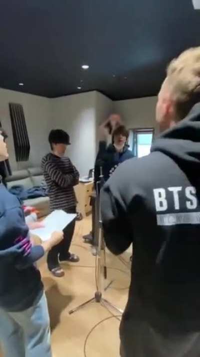 Preview of Chris and BTS singing "My Universe" on both group's TikTok