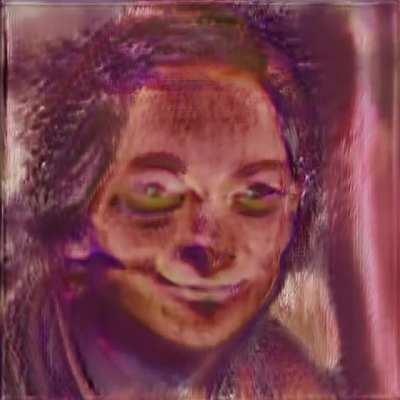 Everywhere at the end of time in 7 minutes (but with AI slowly forgetting a human face)