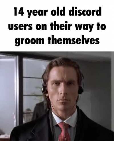discord is degenerate, hot take i know