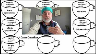 "A language cup method trick " that I found interesting enough to share -  by Tony Marsh