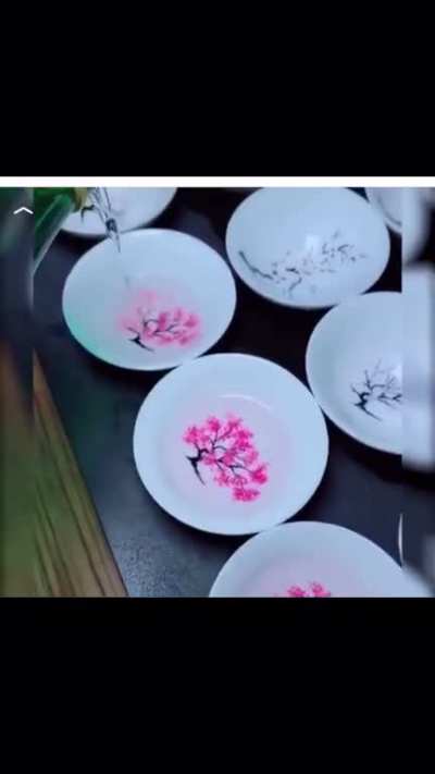 Magic cherry blossom cups