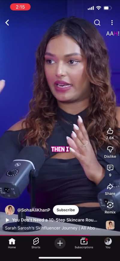 Had no idea that she is a “skinfluencer”