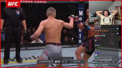 UFC fighter watches himself get knocked out
