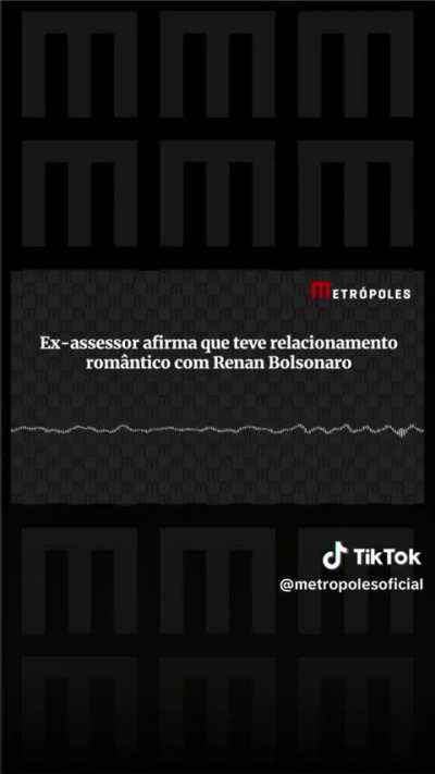 Ex-assessor afirma que teve relacionamento rom&acirc;ntico com Renan Bolsonaro