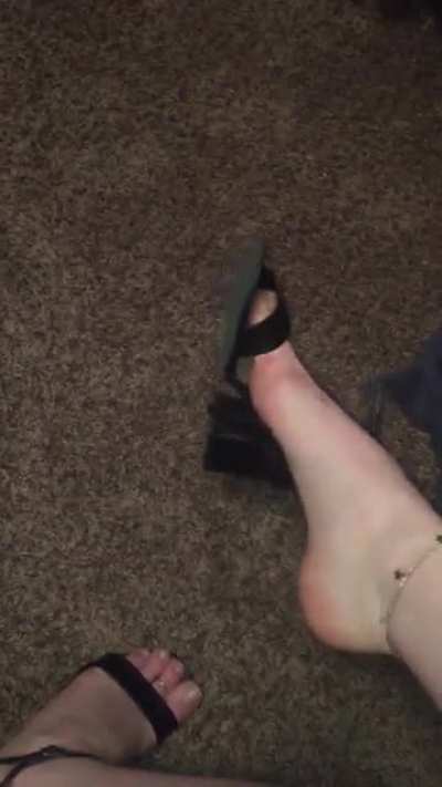 Let&rsquo;s get these shoes off, shall we? 😈