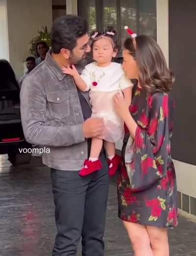 Alia Bhatt, Ranbir Kapoor and Raha for Christmas • 2023