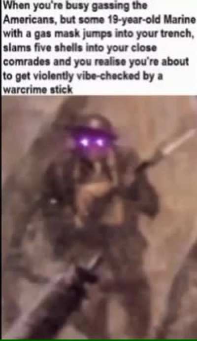 A war crime stick