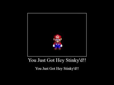 Hey! go take a shower.
