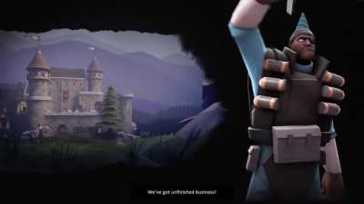 Demoman denounces your actions! [credit to spah gaming on YouTube]