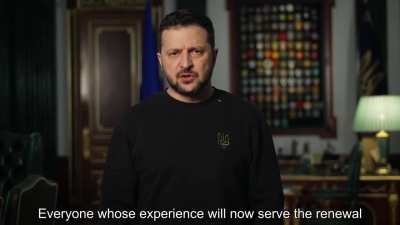 "Starting today, a new management team takes over the leadership of the Armed Forces of Ukraine. (...) I have appointed Colonel General Syrskyi as Commander-in-Chief of the Armed Forces of Ukraine." - President Zelenskyy's address, 8th February 2024