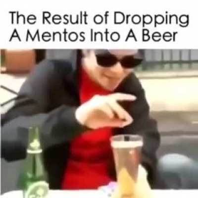 mento + beer = ?