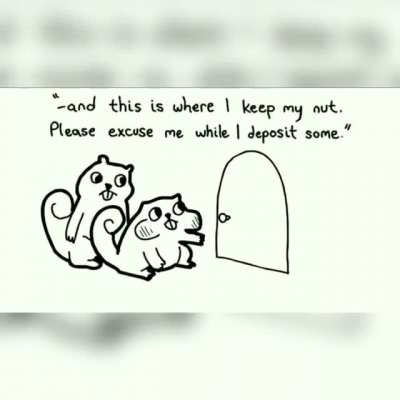 Thanks, I hate squirrels depositing nut