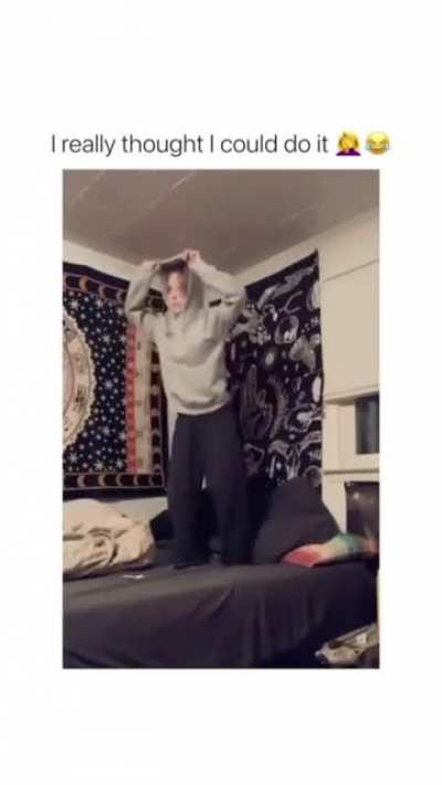 Dude slamed herself