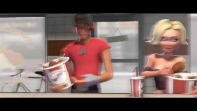 "We both got buckets of chicken."