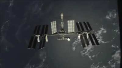 Recording the ISS in a fly around maneuver