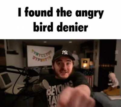 Wait... You don't believe in Angry Birds?!??!?!