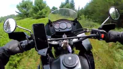 Just doing KLR things