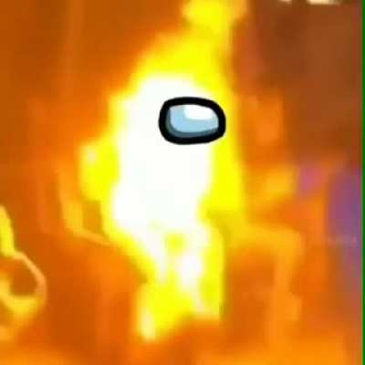 When the imposter is burning alive! 😳