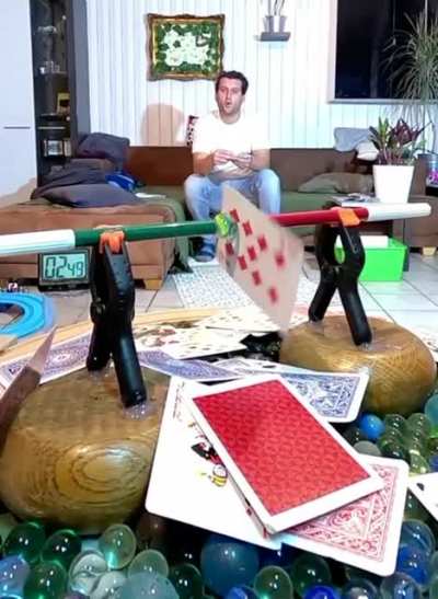 Impressive cars throwing skills