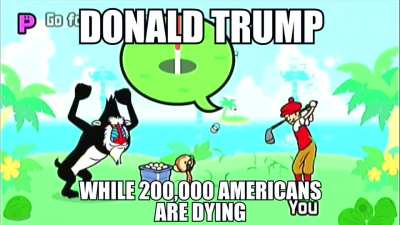 Obama golfing