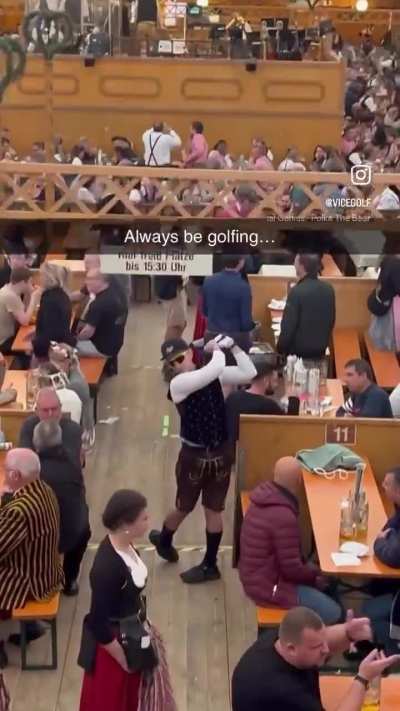 Always be golfing 