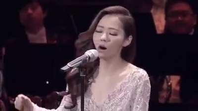 That opera was specifically written so that no human voice could physically sing it as written