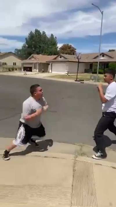 fight between me (short guy) and guy who talked shit