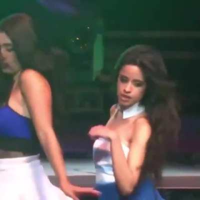 Getting a little naughty on stage